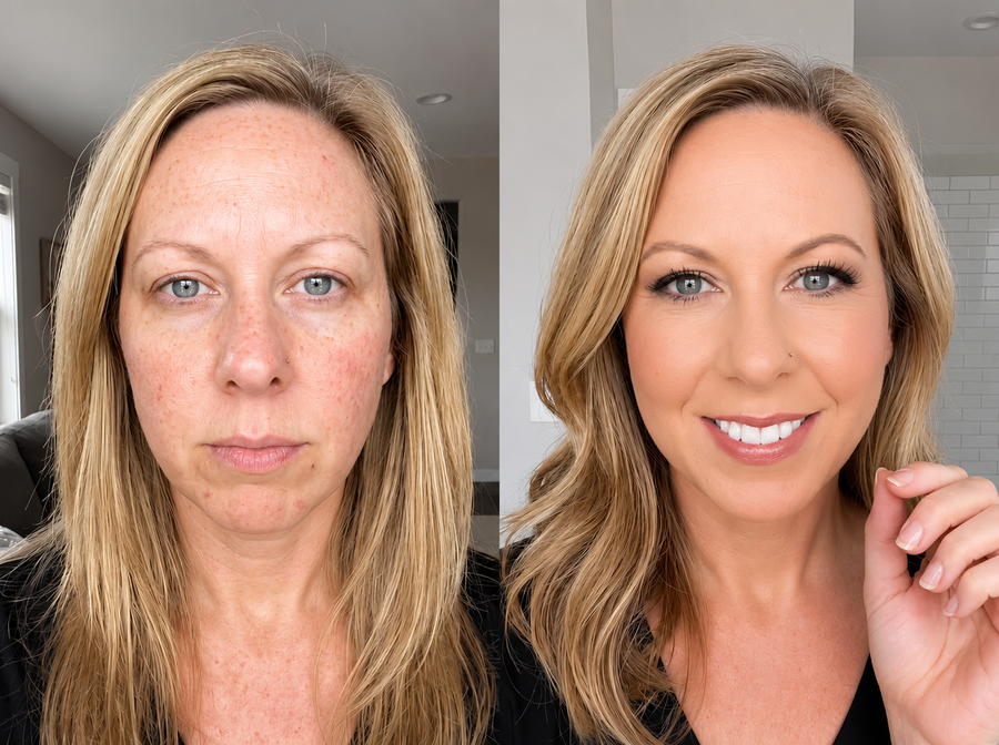 Dawn, 57 before and after